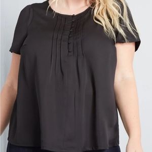 Black Modcloth Short Sleeve Blouse